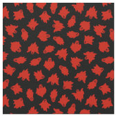 Red Ghost Happy Halloween Moderne Stoff (Nahaufnahme)