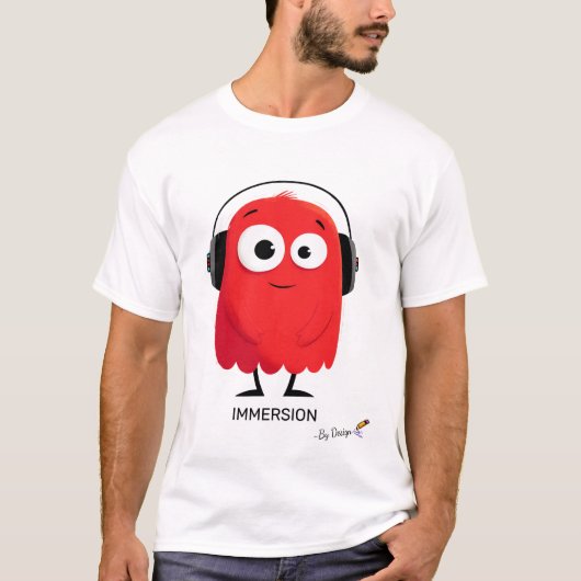 Red Ghost-Shirt | IMMERSION - nach Entwurf | Einzi T-Shirt (Vorderseite)