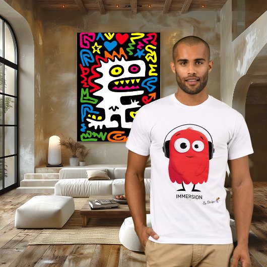 Red Ghost-Shirt | IMMERSION - nach Entwurf | Einzi T-Shirt