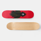 Red Ghost Skull Skateboard (Horizontal)