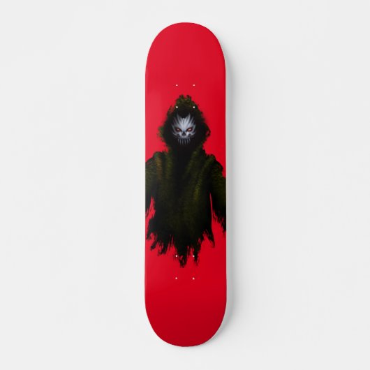 Red Ghost Skull Skateboard (Vorne)