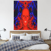 Red Ghoul Leinwanddruck (Insitu (Schlafzimmer))