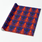 Red Ghoul Wrapping Paper Geschenkpapier (Ungerollt)