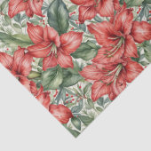 Red Giant Amaryllis Holiday Seidenpapier (Detail)