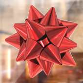 Red Gift Bow Extra Large Window Cloning Fensteraufkleber (Blatt 2)