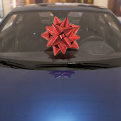 Red Gift Bow Extra Large Window Cloning Fensteraufkleber