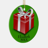 Red Gift Package 2014 Ornament (Rechts)