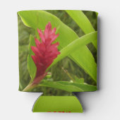 Red Ginger Blume (Alpinia) Tropical Dosenkühler (Rückseite)