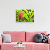 Red Ginger Blume (Alpinia) Tropical Leinwanddruck (Insitu (Wohnzimmer))