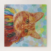 Red Ginger Cat Puzzle (Horizontal)