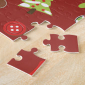Red Gingerbread Man Glee Puzzle (Seite)