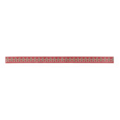 Red Gingerbread Ribbon Satinband (Vorderseite)