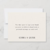 Red Gingham Crawfish Boil Seafood Vielen Dank Anme Dankeskarte (Rückseite)