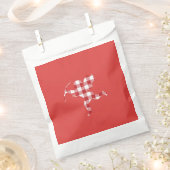 Red Gingham Cupid Geschenktütchen (Ausgeschnitten)