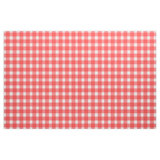 Red Gingham Design Stoff (Yard (91,4 cm))