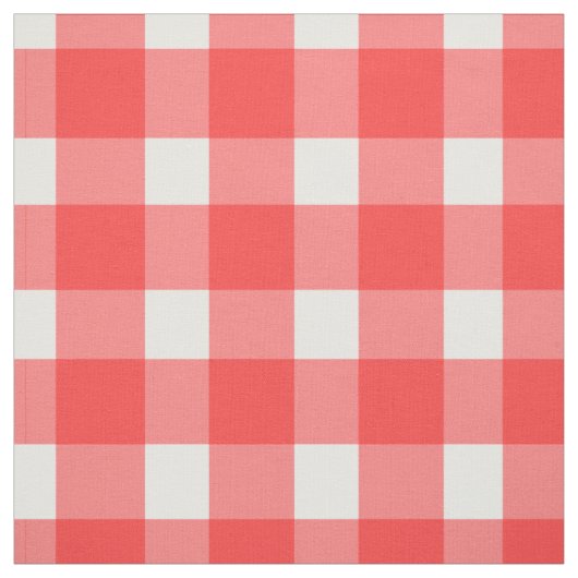 Red Gingham Design Stoff (Muster)