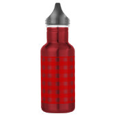Red Gingham Edelstahlflasche (Links)