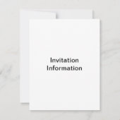 Red Gingham Einladung (Rückseite)