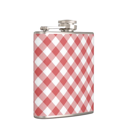 Red Gingham Flask Flachmann (Rechts)