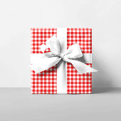 Red Gingham Geschenkpapier