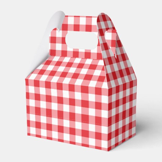 Red Gingham Geschenkschachtel (Vorderseite)