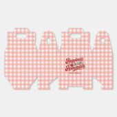 Red Gingham "Happiness is Homemade" Leckerei Geschenkschachtel (Ungeklappt)