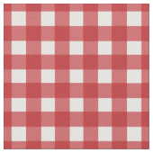 Red Gingham Karo Stoff (Nahaufnahme)