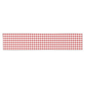 Red Gingham Kurz Table Runner - GRILLEN Cookout Pi Kurzer Tischläufer (Horizontal)