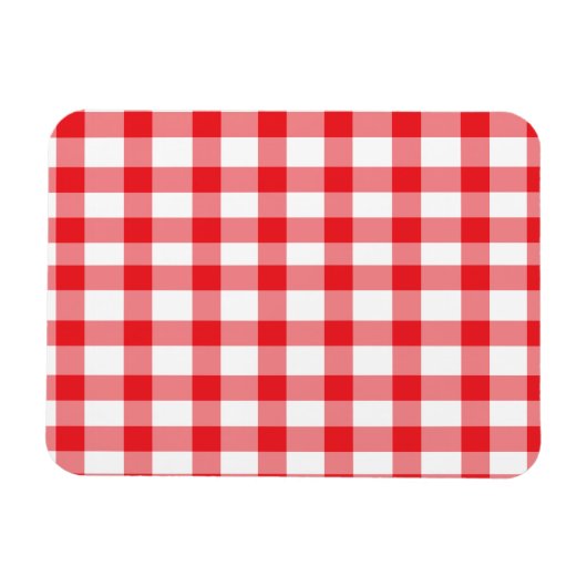 Red Gingham Magnet (Horizontal)