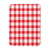 Red Gingham Magnet (Vertikal)