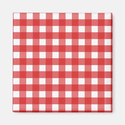 Red Gingham Magnet (Vorne)
