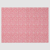 Red Gingham mit Little White Daisies Seidenpapier (Vorderseite)