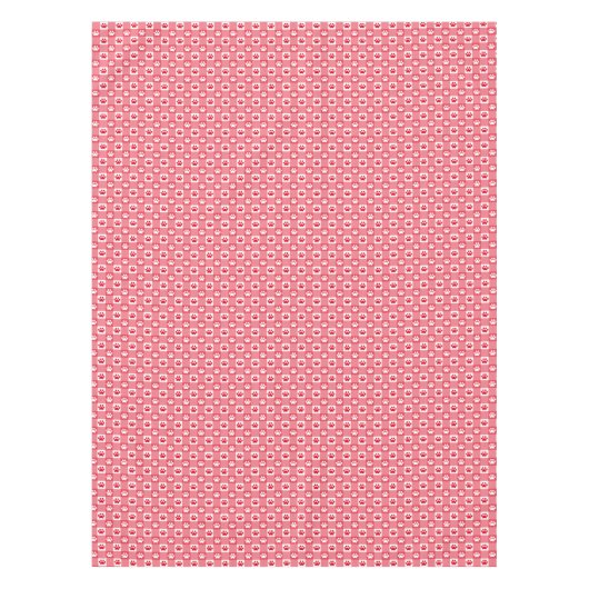 Red Gingham mit Paw Prints Picnic Tischdecke (Vorderseite)