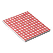 Red Gingham Notizblock (angewinkelt)