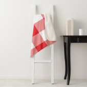 Red Gingham Pattern Sherpadecke (Beispiel)