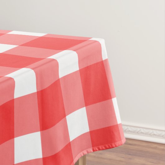 Red Gingham Pattern Tischdecke (Beispiel)
