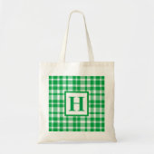 Red Gingham Pattern Tragetasche (Vorne)