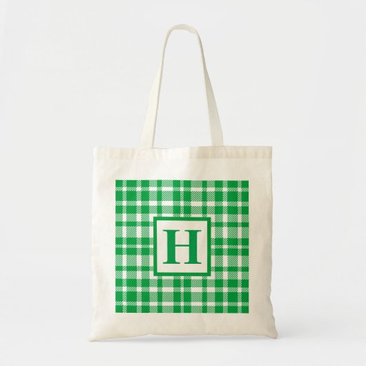 Red Gingham Pattern Tragetasche (Vorne)