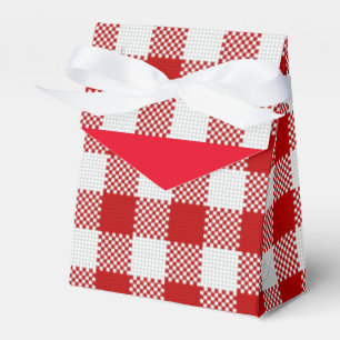 RED GINGHAM PICNIC GESCHENKSCHACHTEL