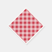 Red Gingham Picnic Party GRILLEN Napkins Serviette (Ecke)