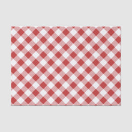 Red Gingham Picnic Tissue - GRILLEN Cookout Birt Seidenpapier