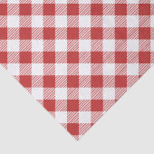 Red Gingham Picnic Tissue - GRILLEN Cookout Birt Seidenpapier (Ausschnitt)