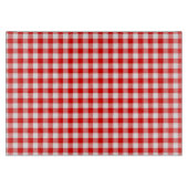 Red Gingham Schneidebrett (Vorderseite)