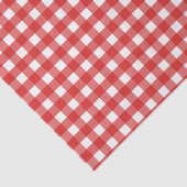 Red Gingham Seidenpapier (Ausschnitt)