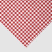 Red Gingham Seidenpapier (Ausschnitt)