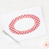 Red Gingham Stickers (Umschlag)
