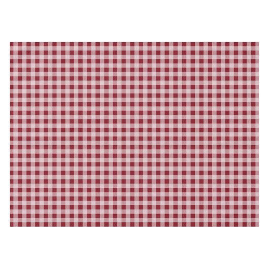 Red Gingham Tablecloth Tischdecke (Vorderseite (Horizontal))