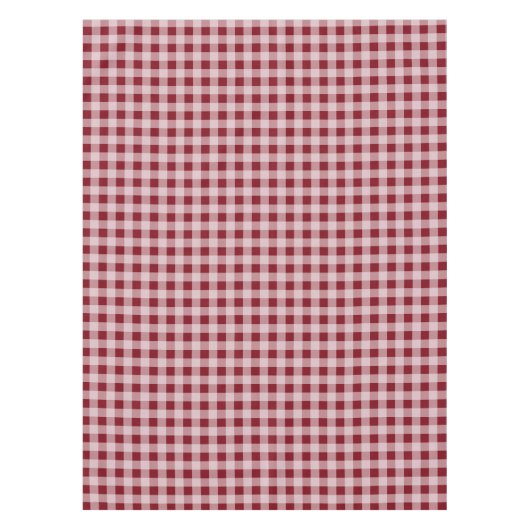 Red Gingham Tablecloth Tischdecke (Vorderseite)
