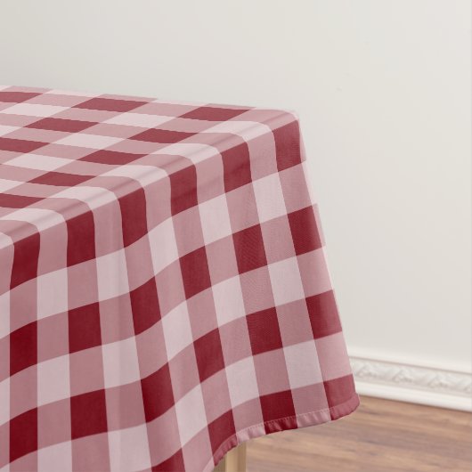 Red Gingham Tablecloth Tischdecke (Beispiel)