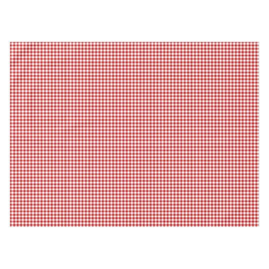 Red Gingham Tischdecke (Vorderseite (Horizontal))